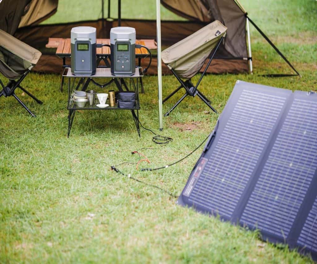 pannello solare da campeggio