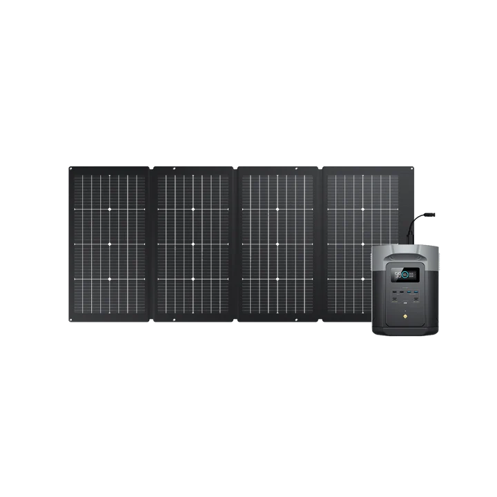 Ecoflow DELTA 2 MAX solar generator.