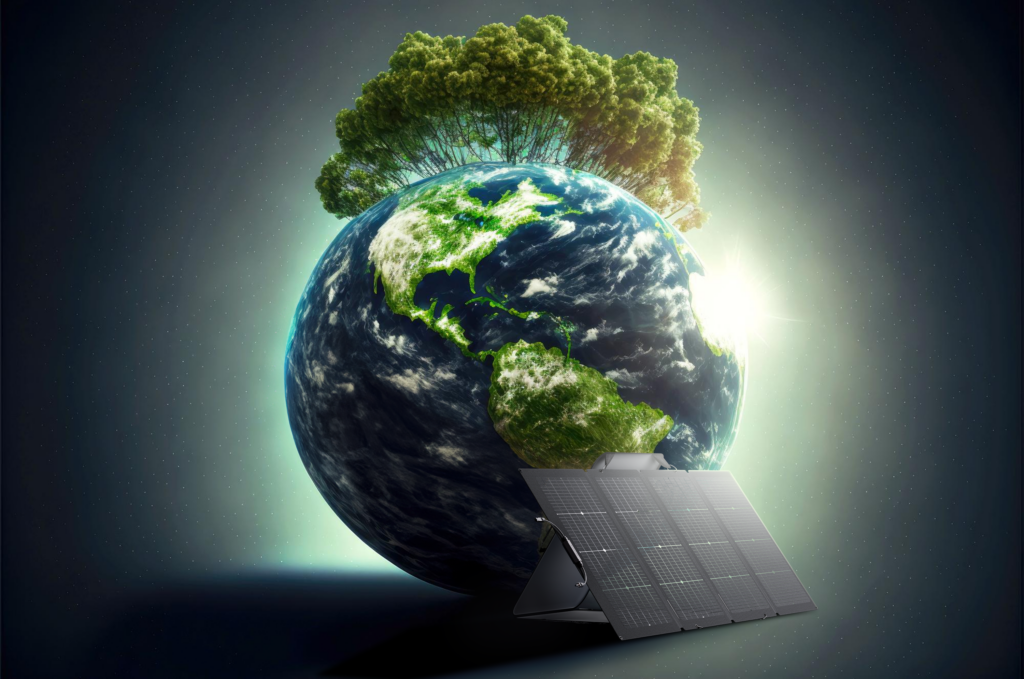 Solar energy utilization is an important earth energy solution.