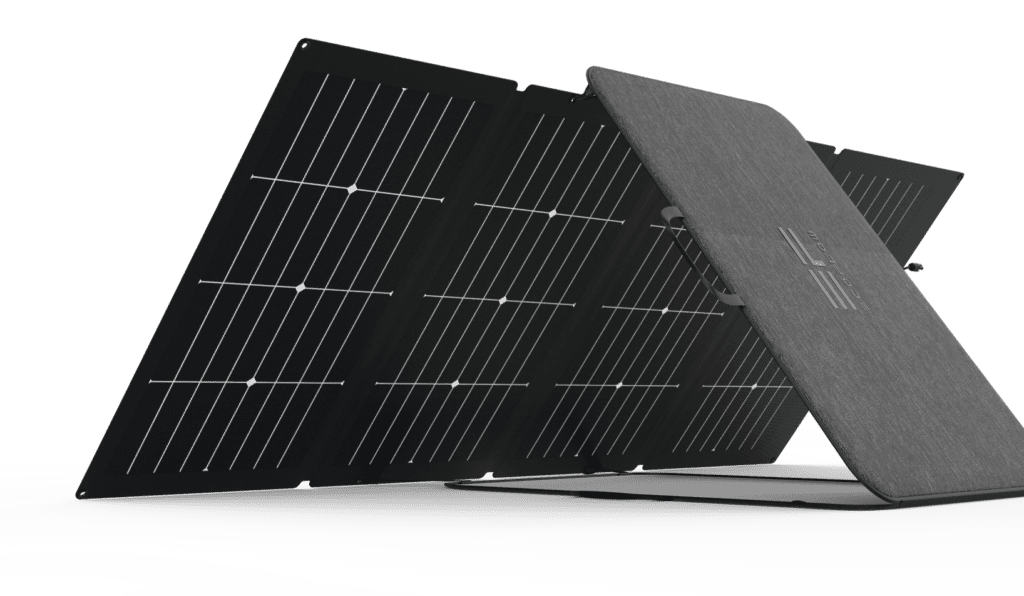 bifacial solar panel render
